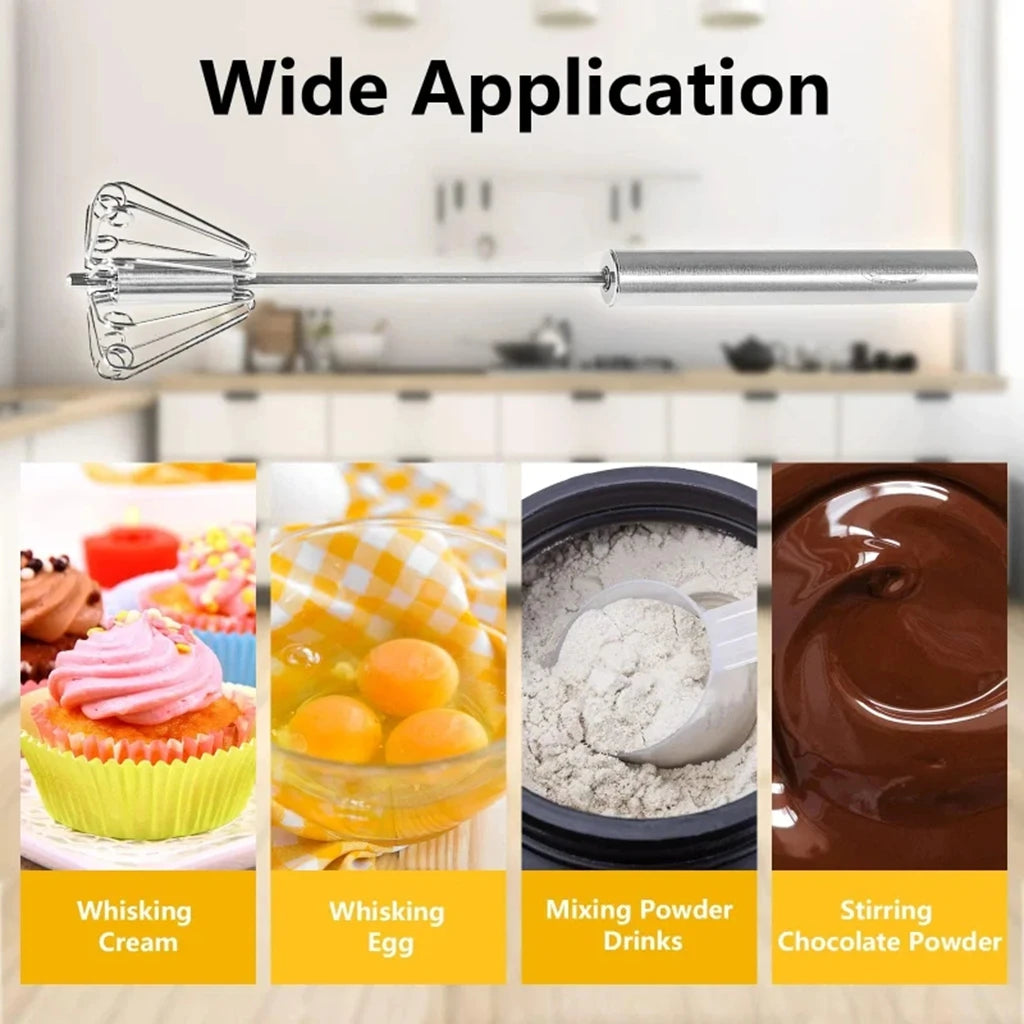 Semi-Automatic Mixer Whisk Egg Beater