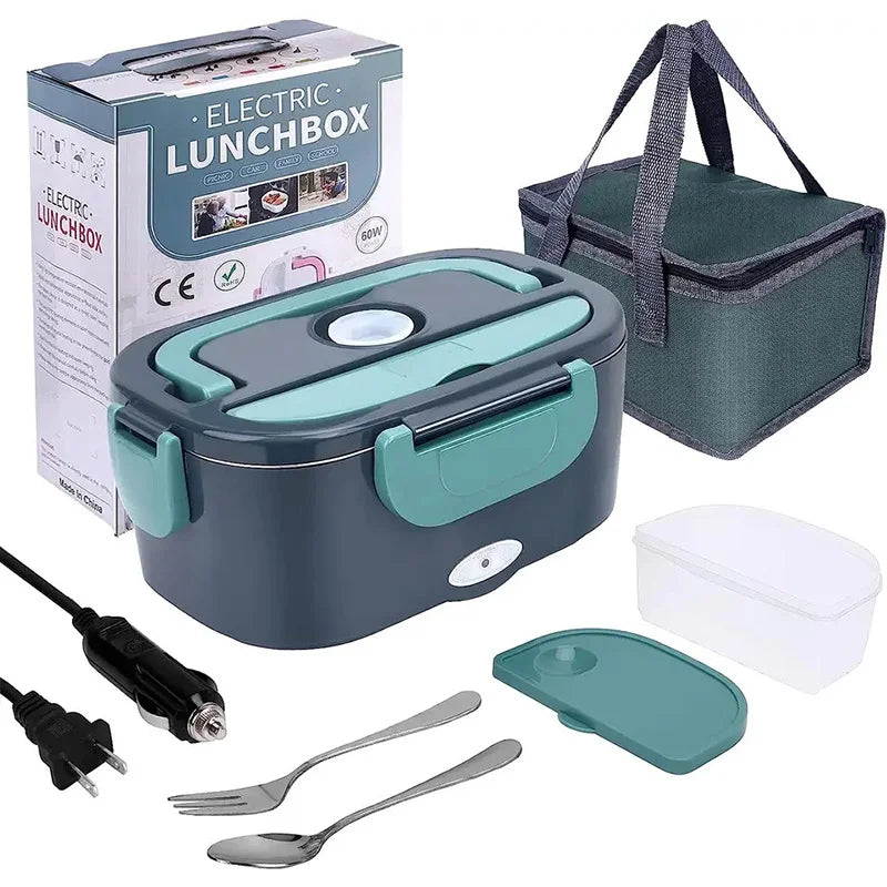 HOMEFISH Portable Electric Lunch Box - 1.5L Food Warmer